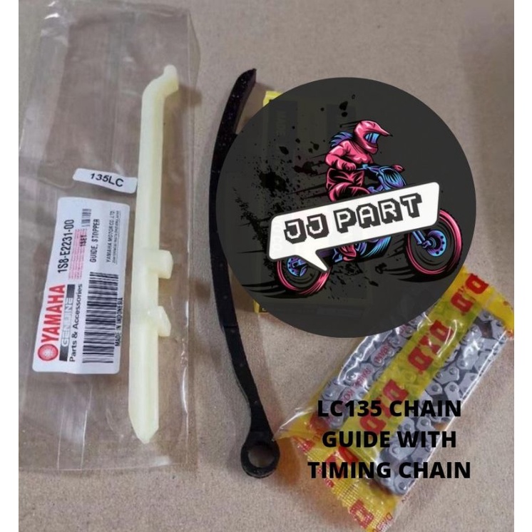 Yamaha LC135 /FZ150 /Y15ZR /Y15 Timing chain 2x3 TENSIONER GUIDE SET96L