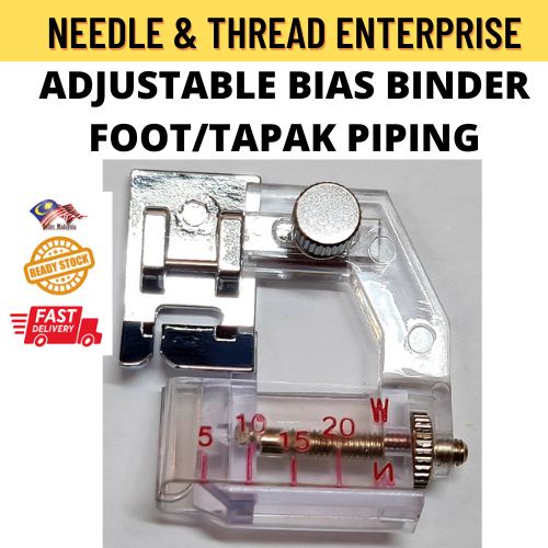 (READY STOCK) ADJUSTABLE BIAS BINDER FOOT/TAPAK PIPING Shopee Malaysia