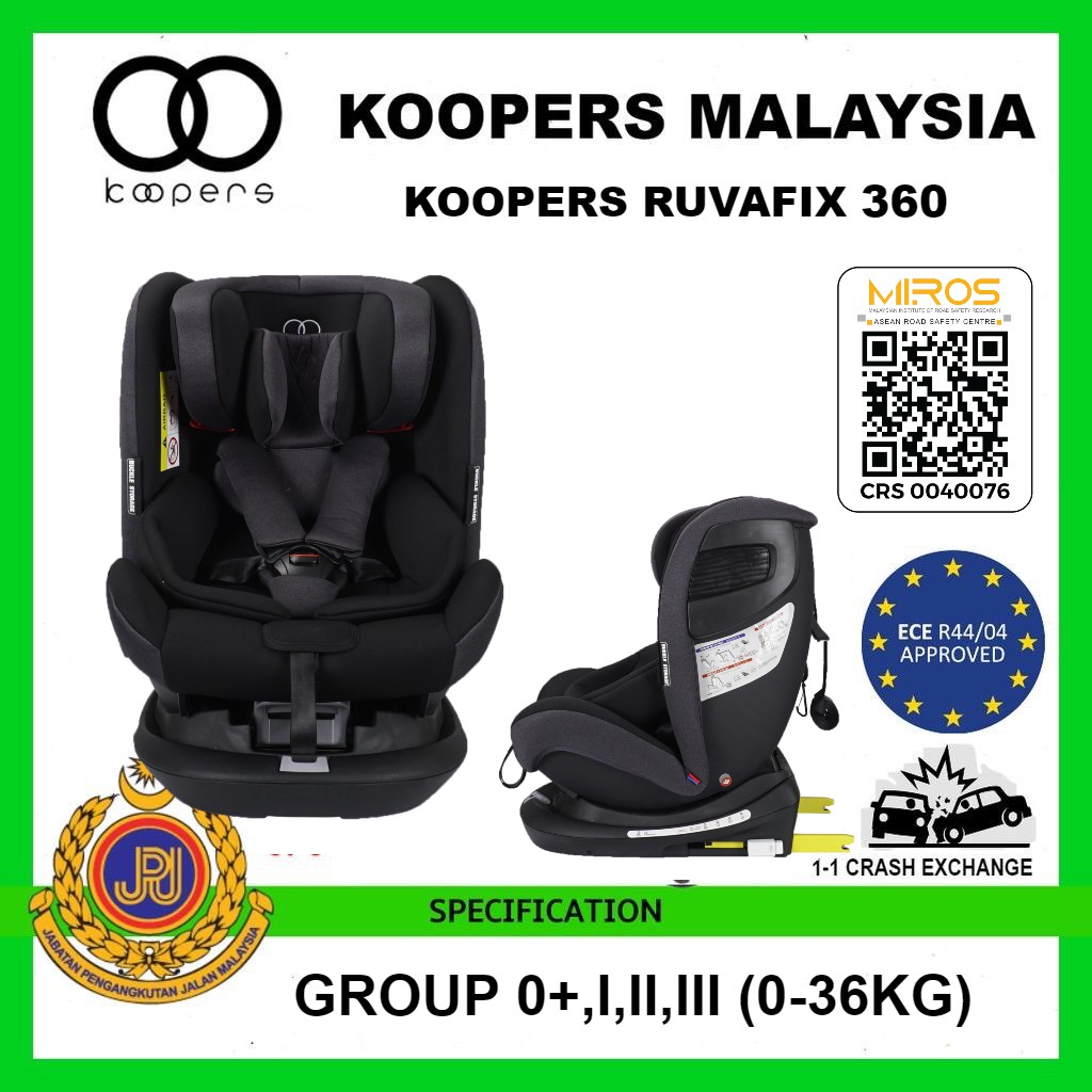 koopers isofix car seat