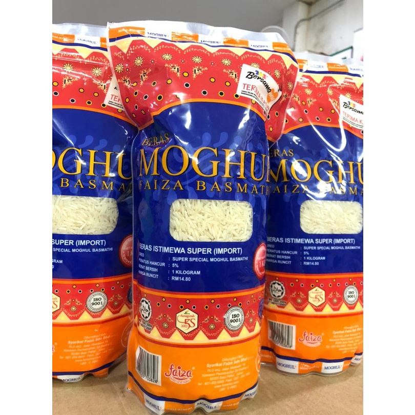 Buy Faiza Beras Moghul Basmathi Super Import 1Kg  SeeTracker Malaysia