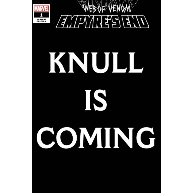 WEB OF VENOM EMPYRES END #1 KNULL IS COMING VAR (One-Shot) - MARVEL COMICS - COMIC BOOK - READY STOCK