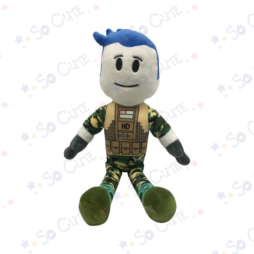 Socute Roblox The Last Guest Plush Toy Shopee Malaysia - handmade plush roblox guest toy with removable hat