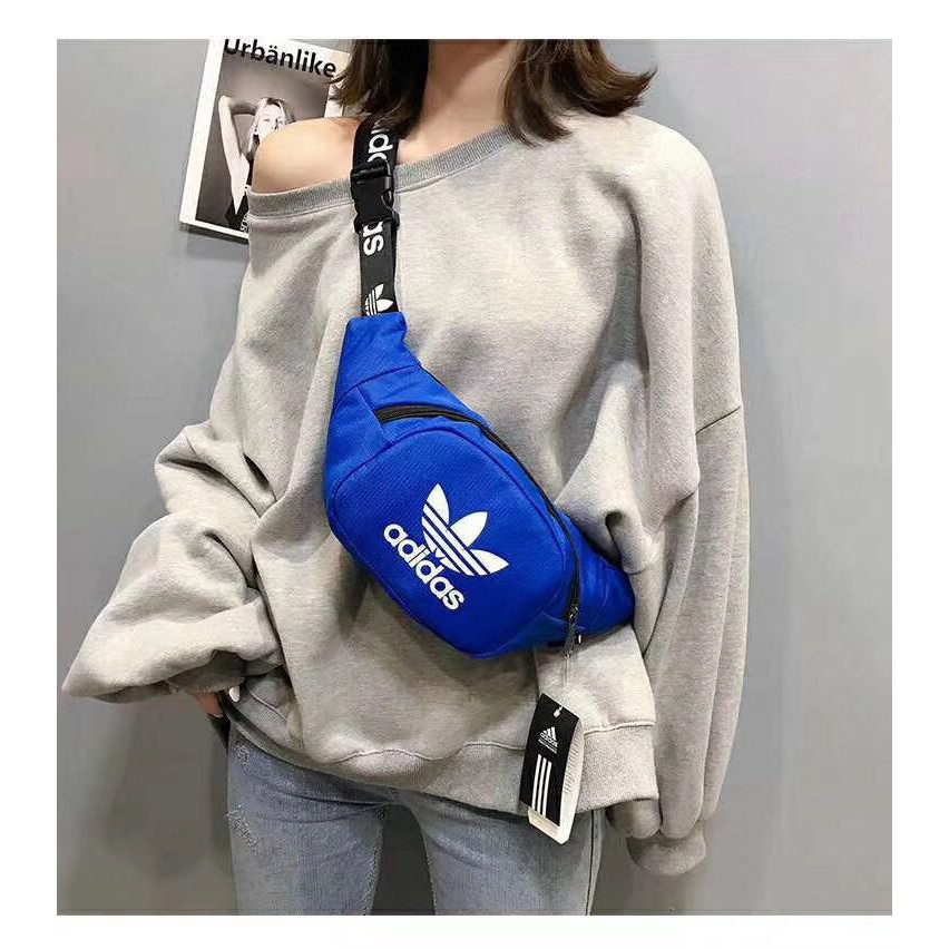 (Ready Stock) Adidas UNISEX Men & Women Sling Bag Waist bag Pouch Chest