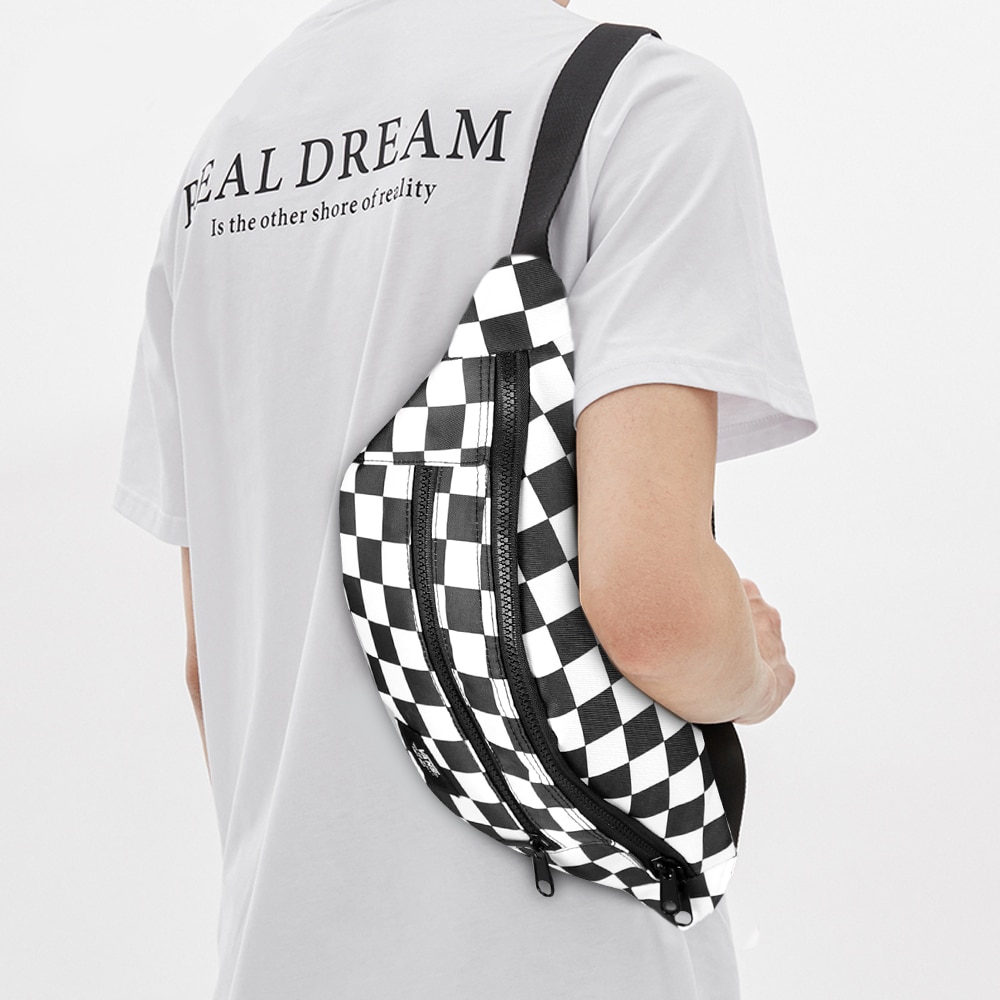 bum bag checkerboard