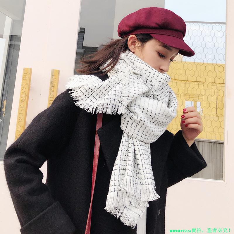 houndstooth scarf and hat