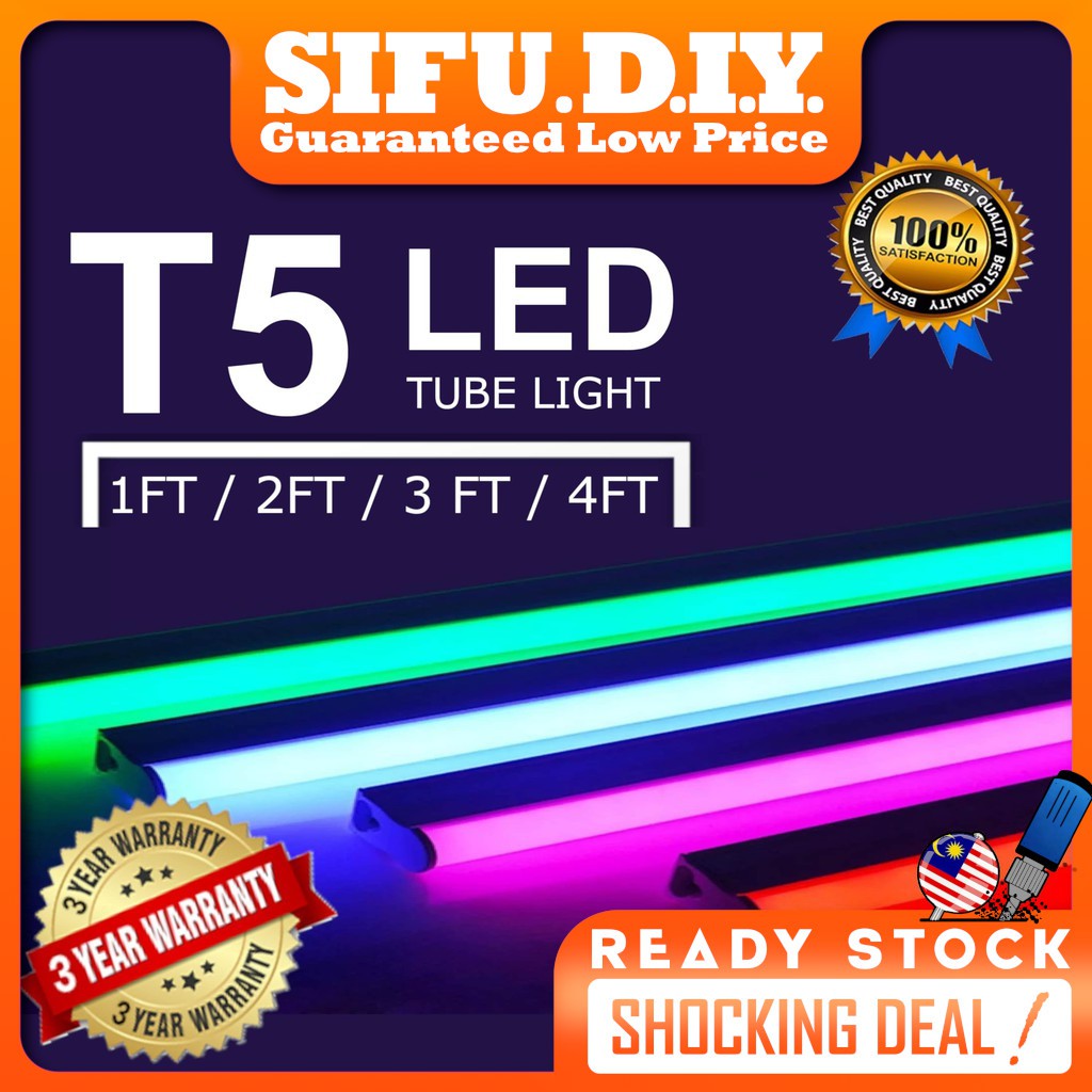 [3 Years Warranty] LED T5 High Grade Tube Wholesale Light Ceiling Light ...