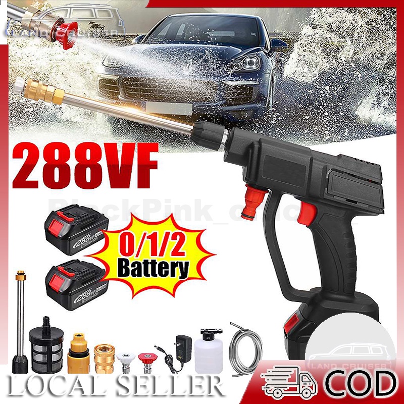 288VF Water Jet Cordless Car Wash Floor Tiles Cleaner Spray Gun Water ...