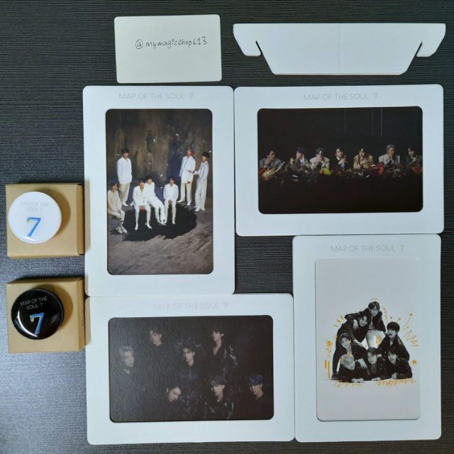 Bts Map Of The Soul 7 Preorder Gift Griptok Aurora Photo Frame Ready Stock Shopee Malaysia