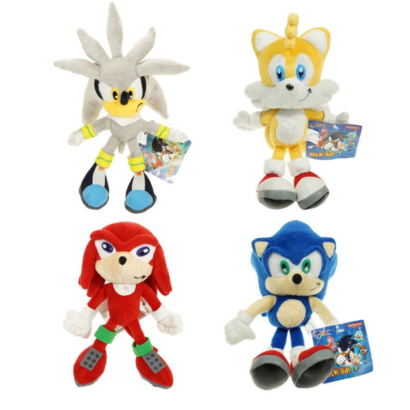 silver sonic plush