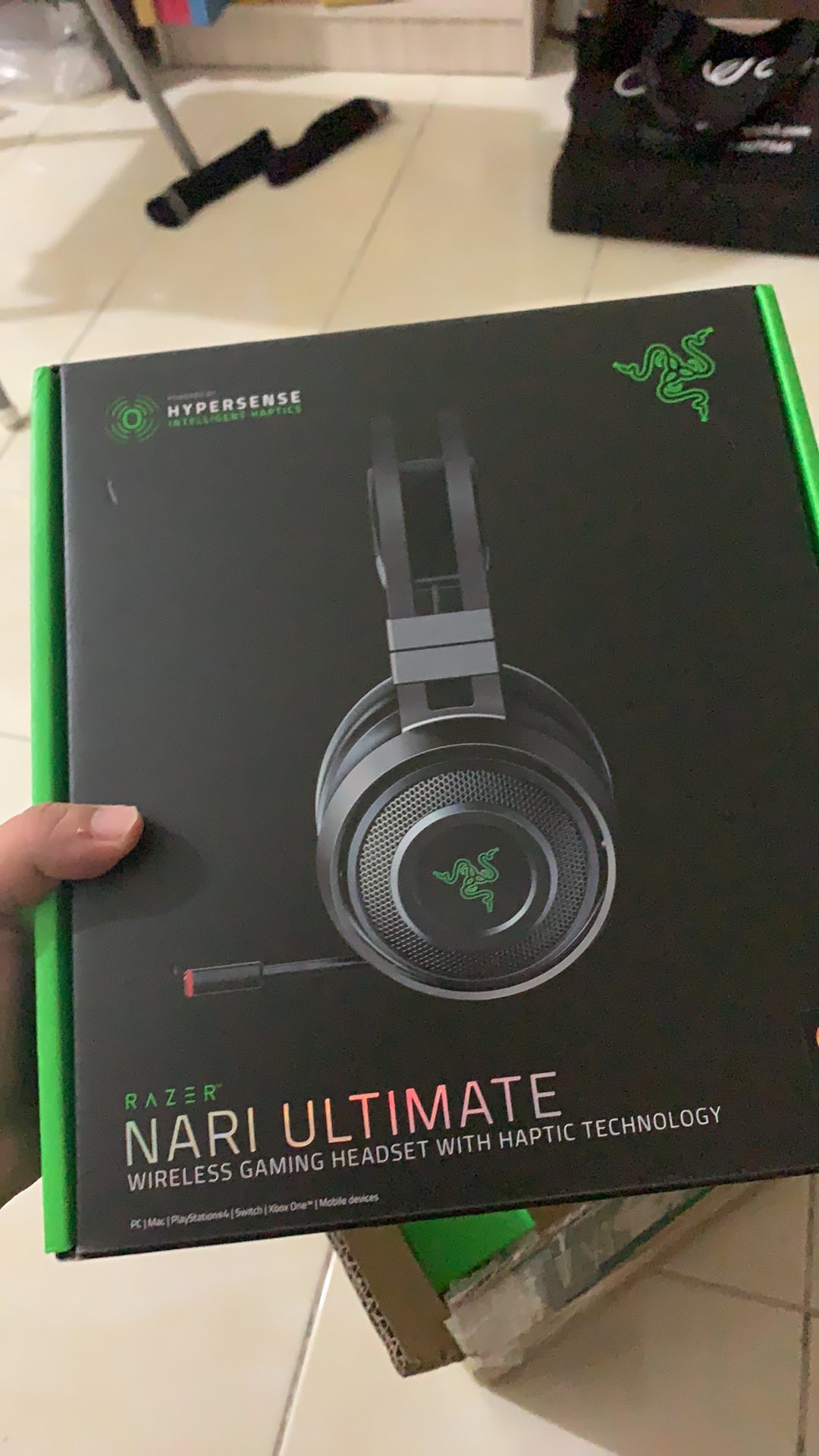 Razer Nari Ultimate Wireless Gaming Headset Shopee Malaysia