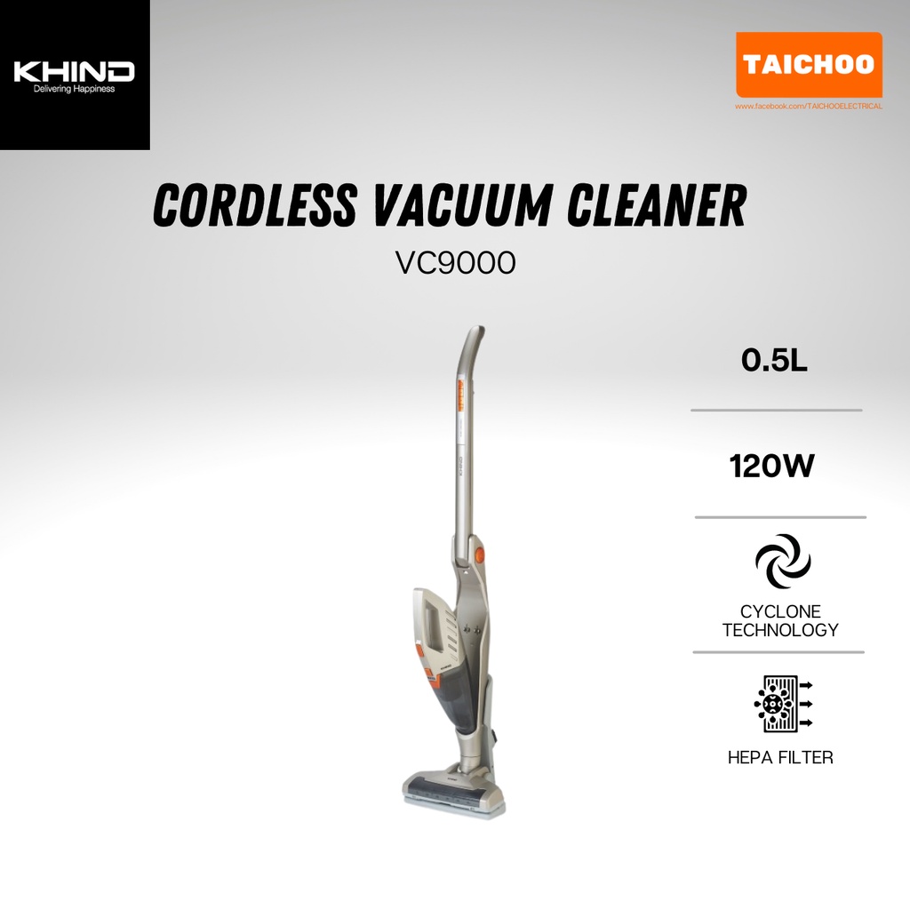 Khind Cordless Vacuum Cleaner VC9000 Shopee Malaysia