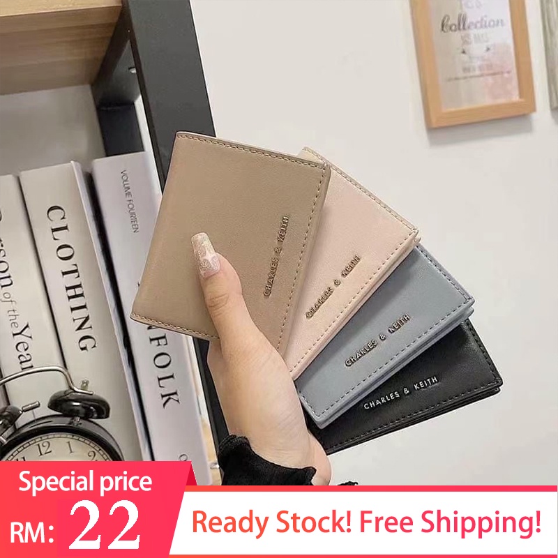 Singapore Cnk 2021 new ladies folding simple wallet card storage clip CK6-10701122-1