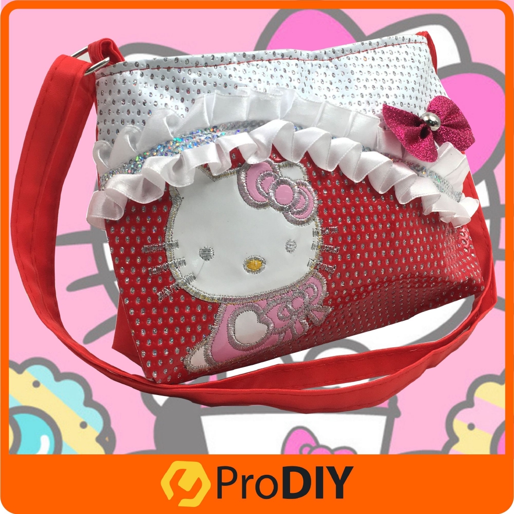 Cute Kitty Bag Baby Girls Mini PU Shoulder Bags Cartoon Handbag sling bag ( A464 )