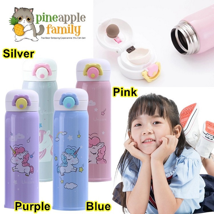 kids unicorn water bottle