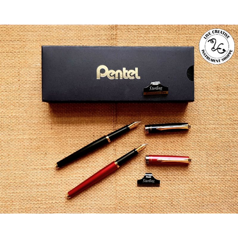 PENTEL Sterling Jewel Luxury Series Fountain Pen - Medium Tip (F700)