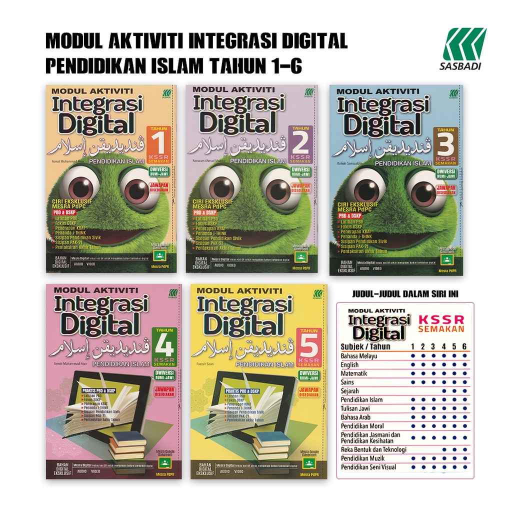 Buy Sasbadi  Activity Book  Modul Integrasi Digital Pendidikan Islam