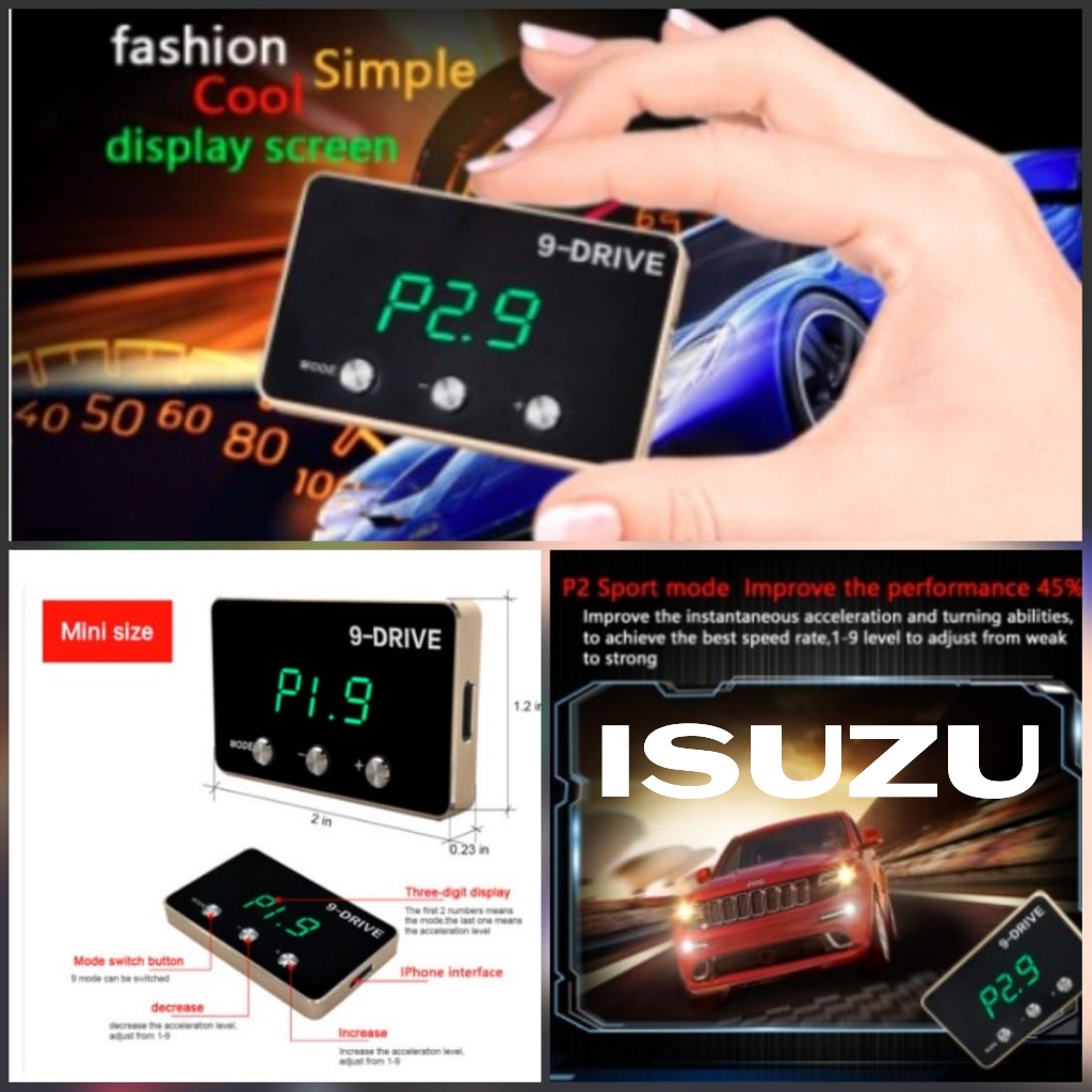 ISUZU DMAX Booster 9 e Drive Car Electronic Throttle Controller