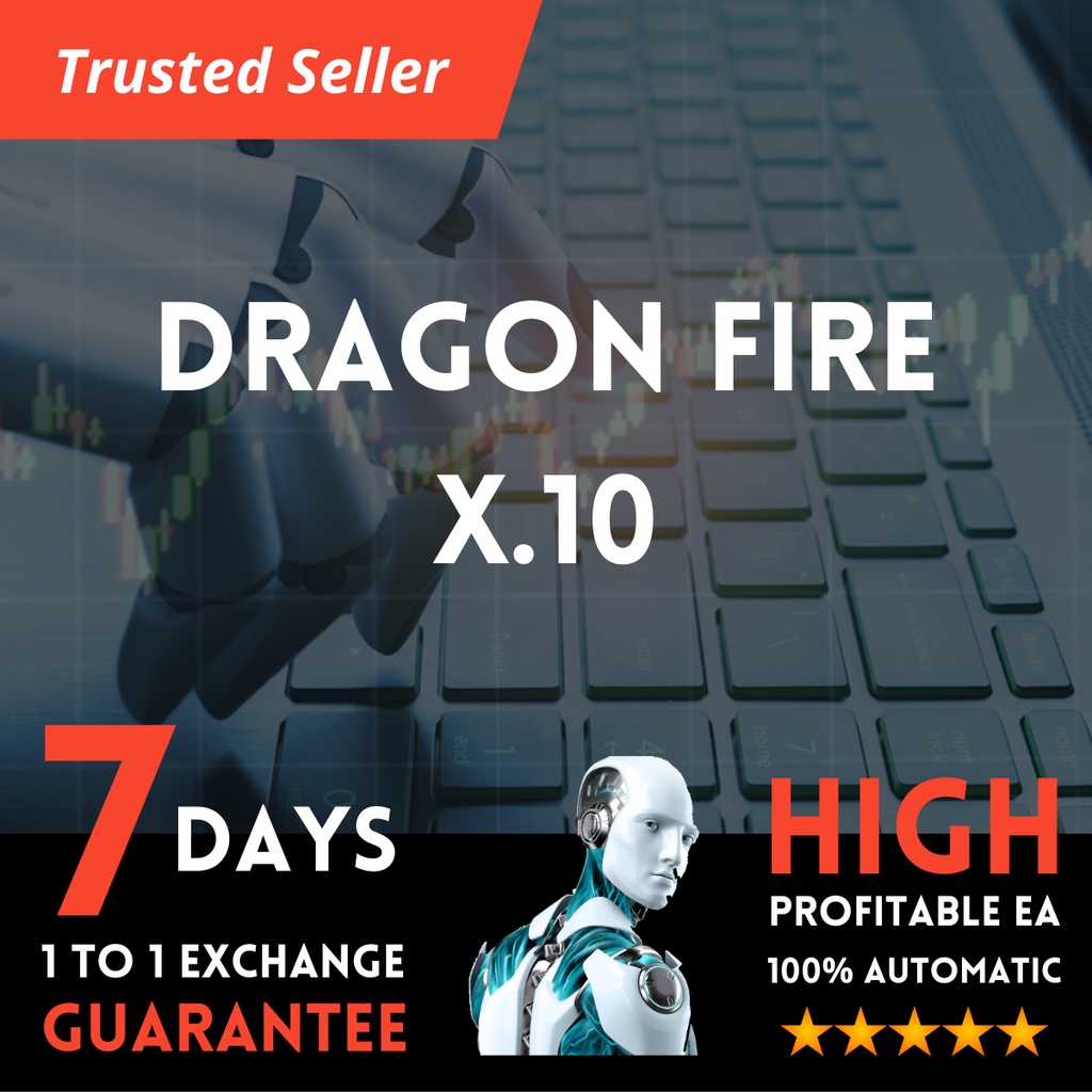 EA ROBOT Dragon Fire X.10 + Low,Med,High RISK Setfile M5+ Unlimited MT4