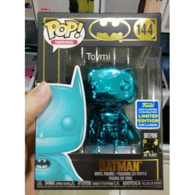 Funko Pop 144 Batman Chrome Blue Teal Exclusive | Shopee Malaysia