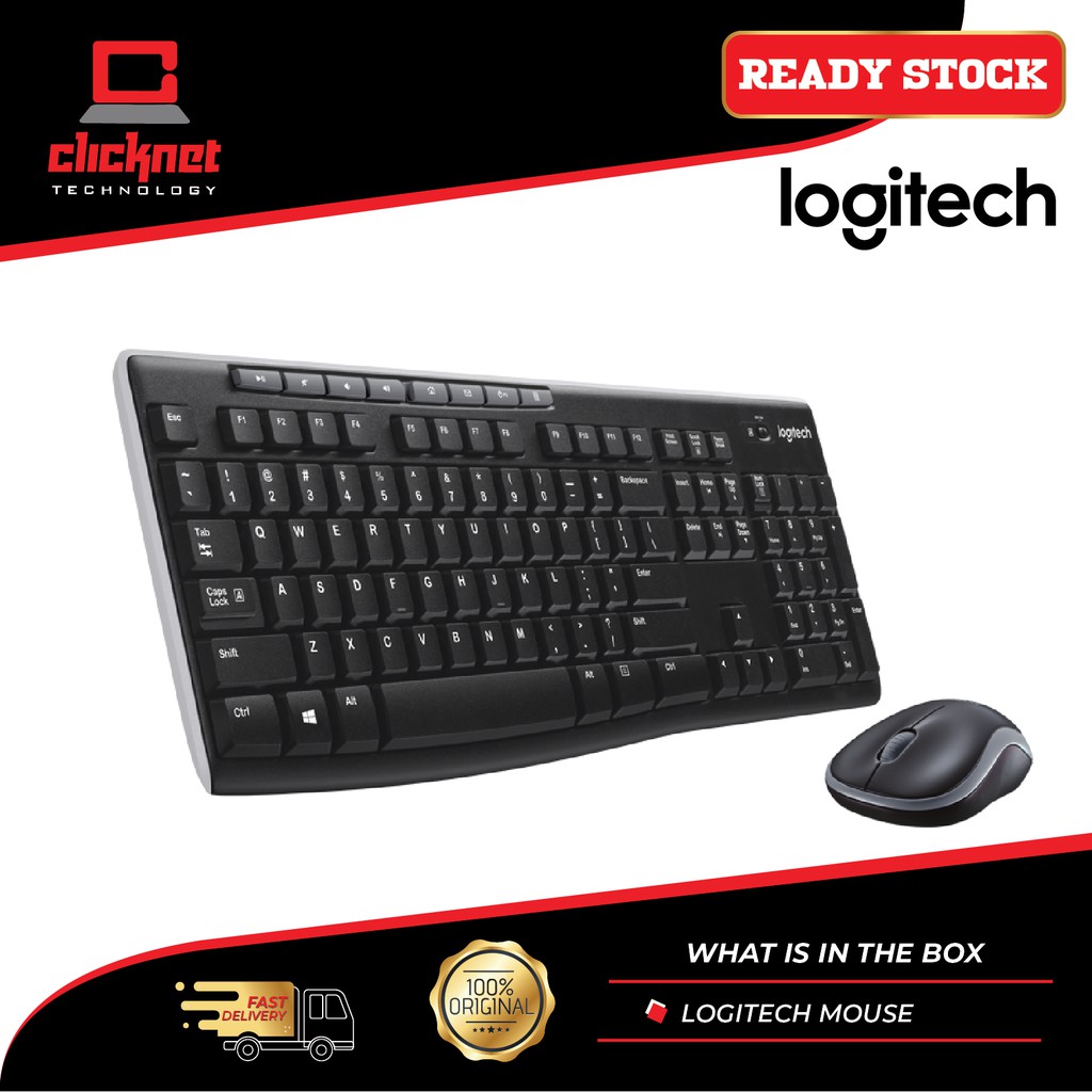 Logitech MK270r Wireless Combo (920-006314) | Shopee Malaysia