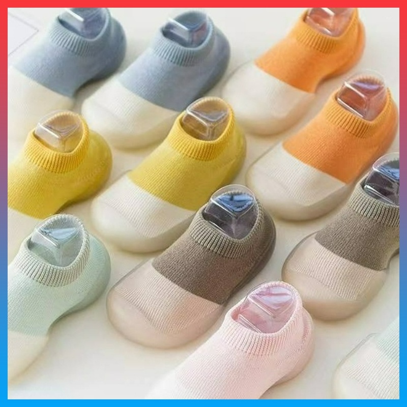 Newborn Baby Shoes Breathable Mesh Kid First Walkers Indoor Socks Shoes Toddler Boy Shoes Anti-slip Floor Infant Girls Sock Shoe