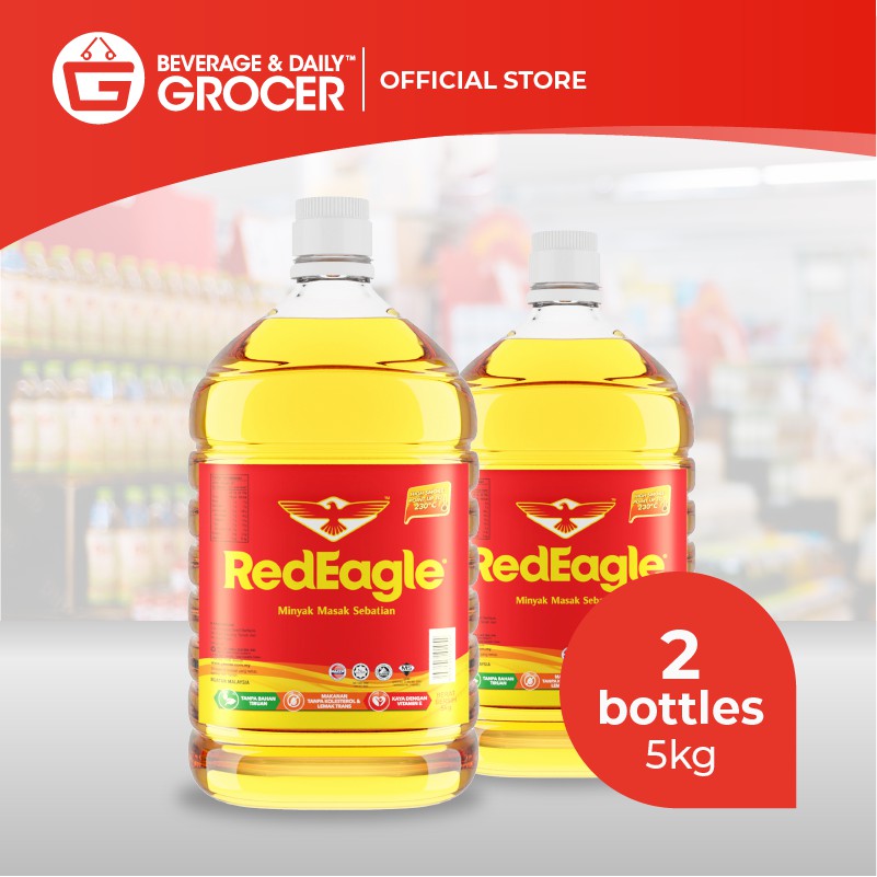 Red Eagle Cooking Oil 5kg 2 X 5kg 2 Bottles Shopee Malaysia