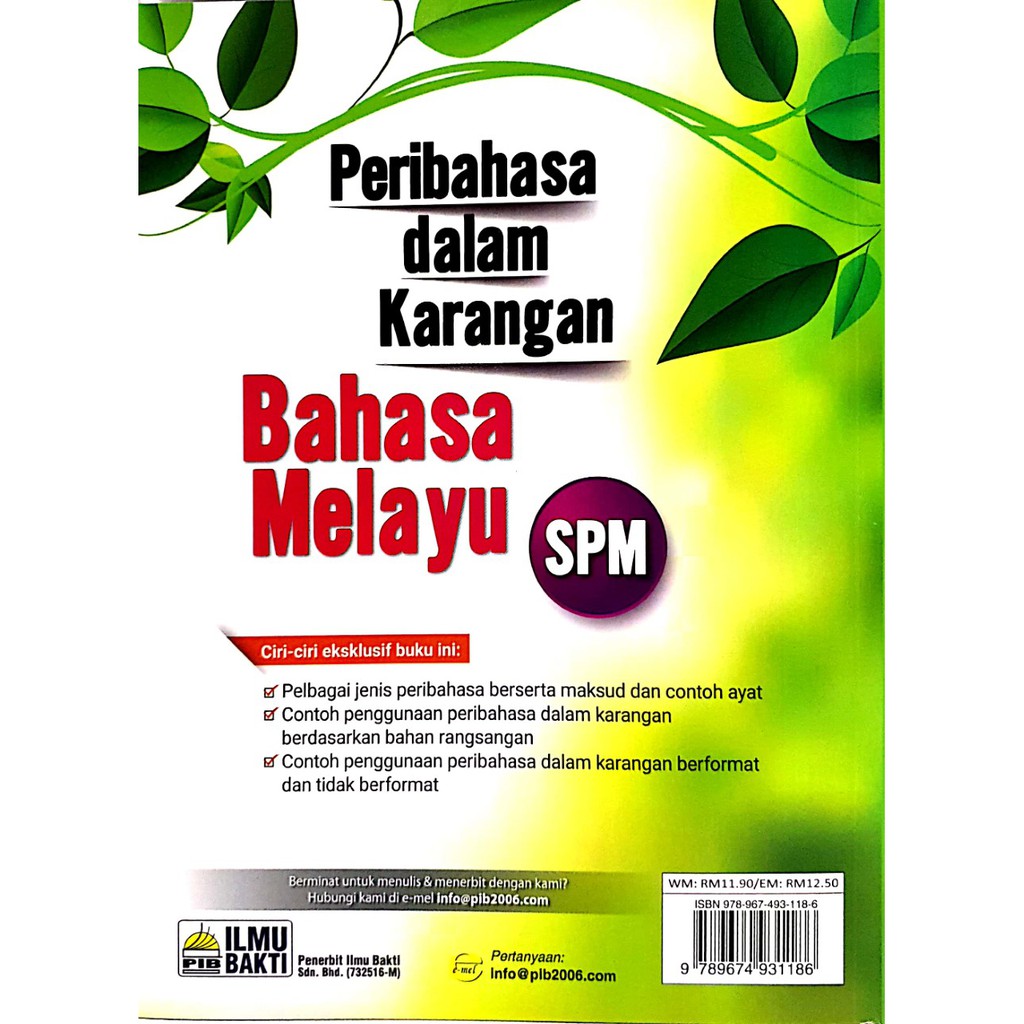 Peribahasa Dalam Karangan Bahasa Melayu Spm Shopee Malaysia