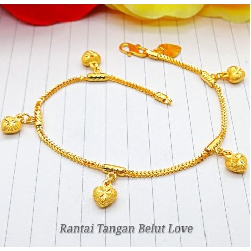 Rantai Leher Belut Padu Emas 916 Harga Pada List Women S Fashion Jewellery On Carousell