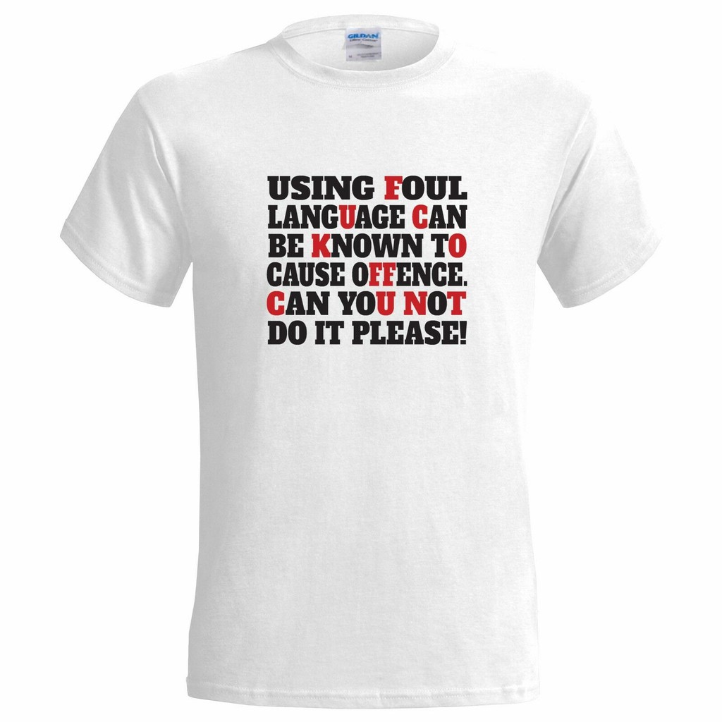 funny swearing t shirts