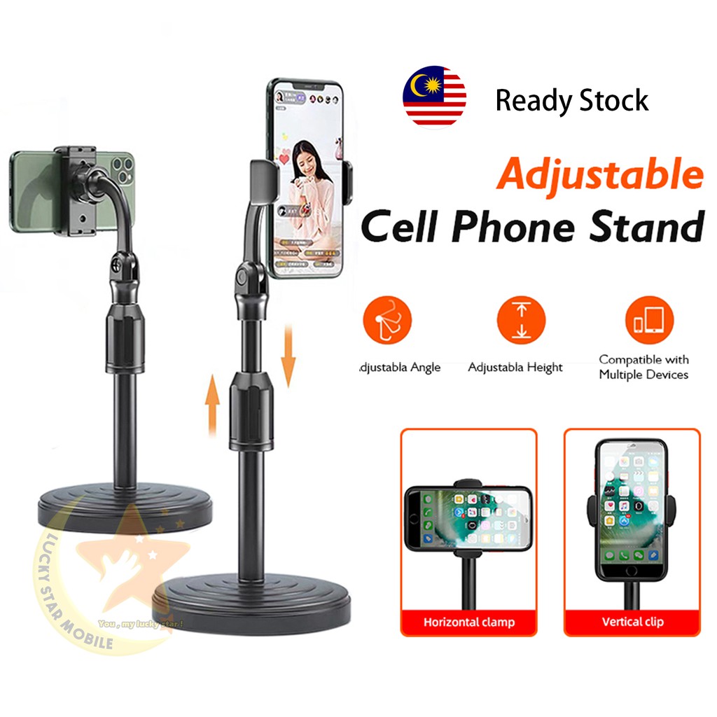 FREE GIFT Ready Stock Phone Stand Holder Adjustable Mobile Phone Desktop stand Live Fast Han