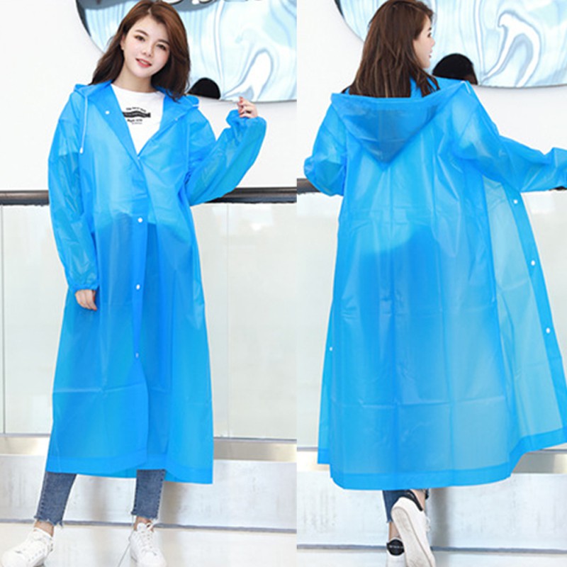 [Local Seller] Thick Waterproof RainCoat 雨衣 PEVA Hoodie Poncho Kids Rain Coat Non-Disposable Rainsuit Rainwear Suit Baju