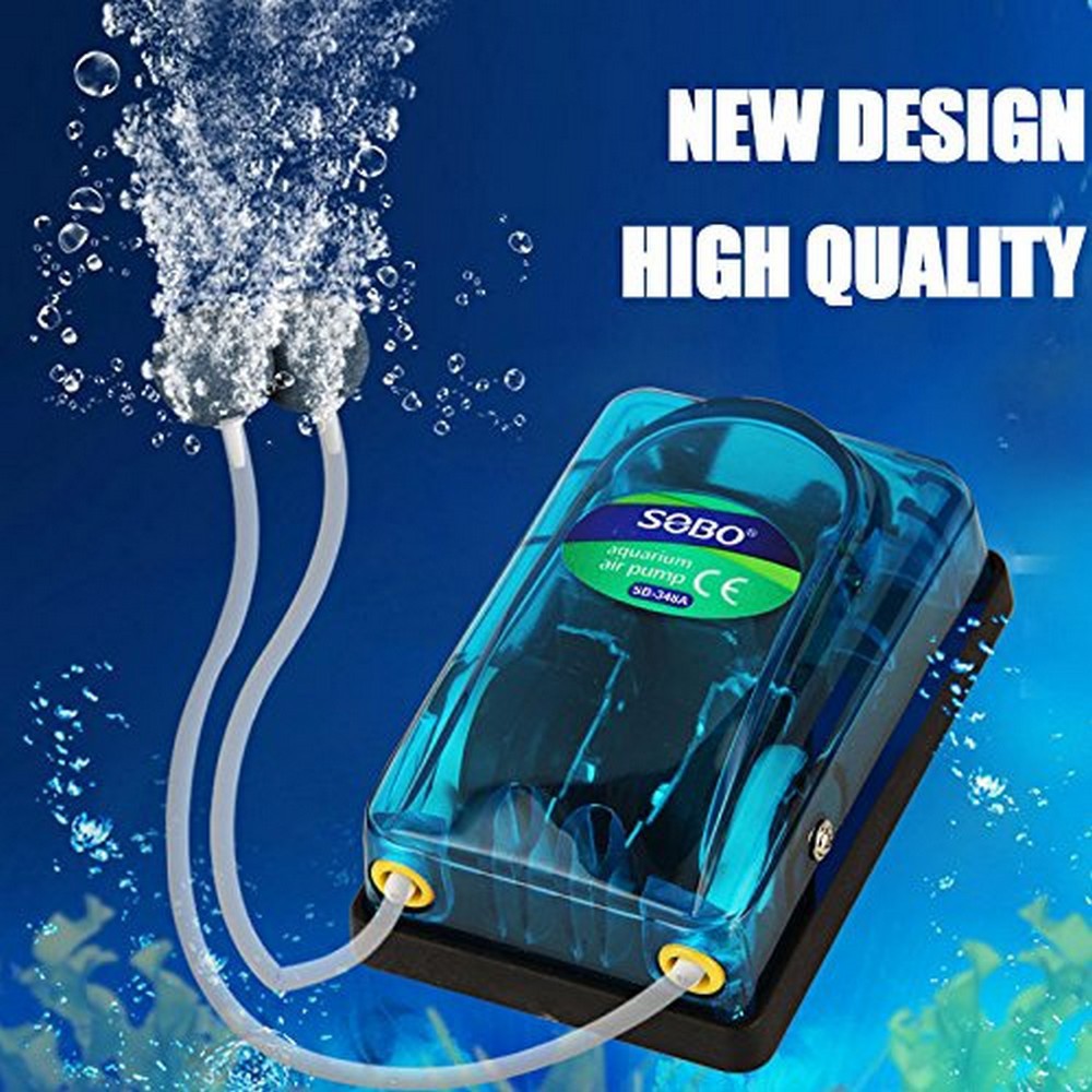 Sobo Pam Oksigen Ikan Aquarium Fish Oxygen Air Pump Single Double Outlet With Antiskid Foot Sb 348a Sb 248a Shopee Malaysia