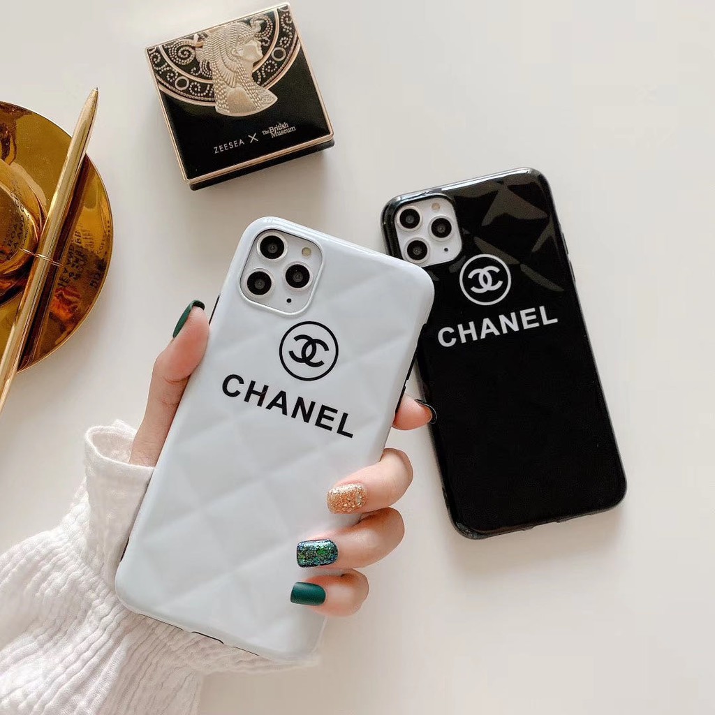 Phone Case Simple Plain Chanel Products Case For Iphone 11 I 7 Ix Shopee Malaysia