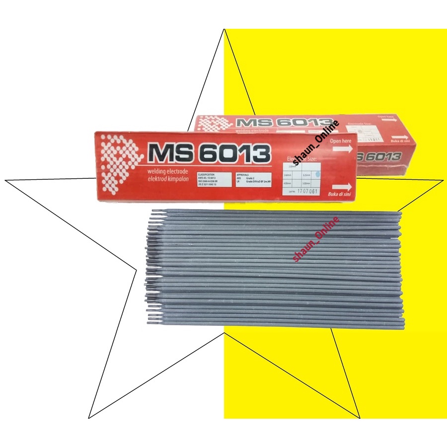 [100 ORIGINAL] MS6013 / MOX6013 Welding Rod 5KG per Pack Shopee Malaysia