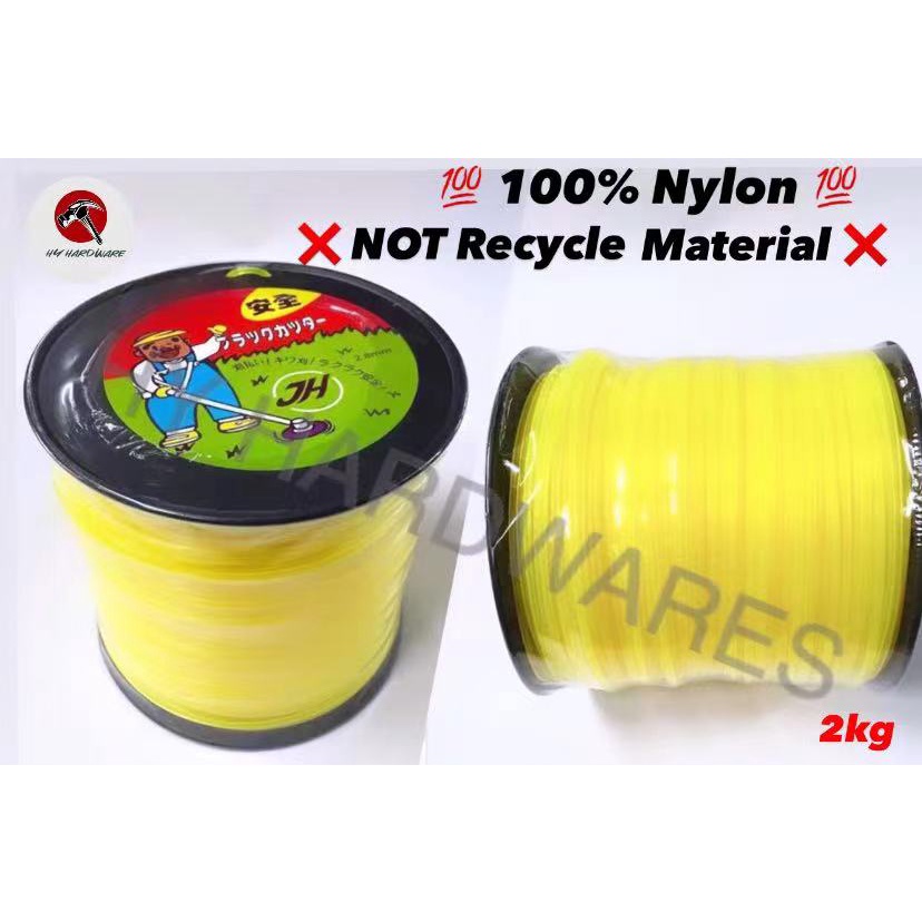 100% Nylon 5LBS Grass Cutter Nylon Trimmer Line/Tali Mesin Rumput/Brush Cutter / Grass Cutting / Potong Rumput