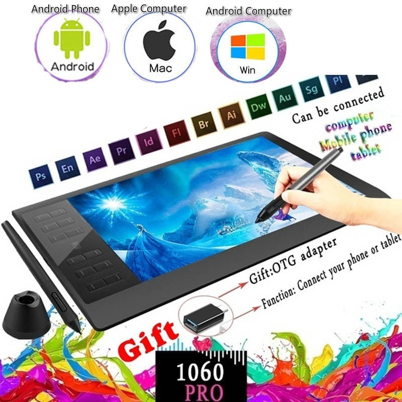 Vinsa Anime Professional Designer 10 * 6 Inch Animated Digital Tablet