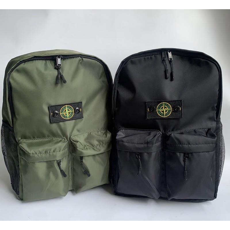 Stone Island Backpack Essentials Casual Unisex Bag Travel Vacation Bags Laptop Bag School Backpack Work Office Bag