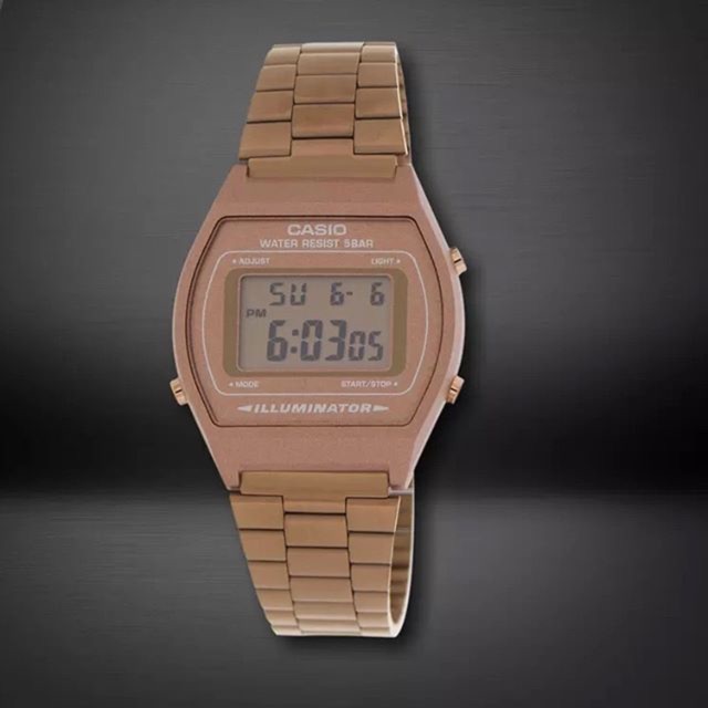 jam casio rose gold original