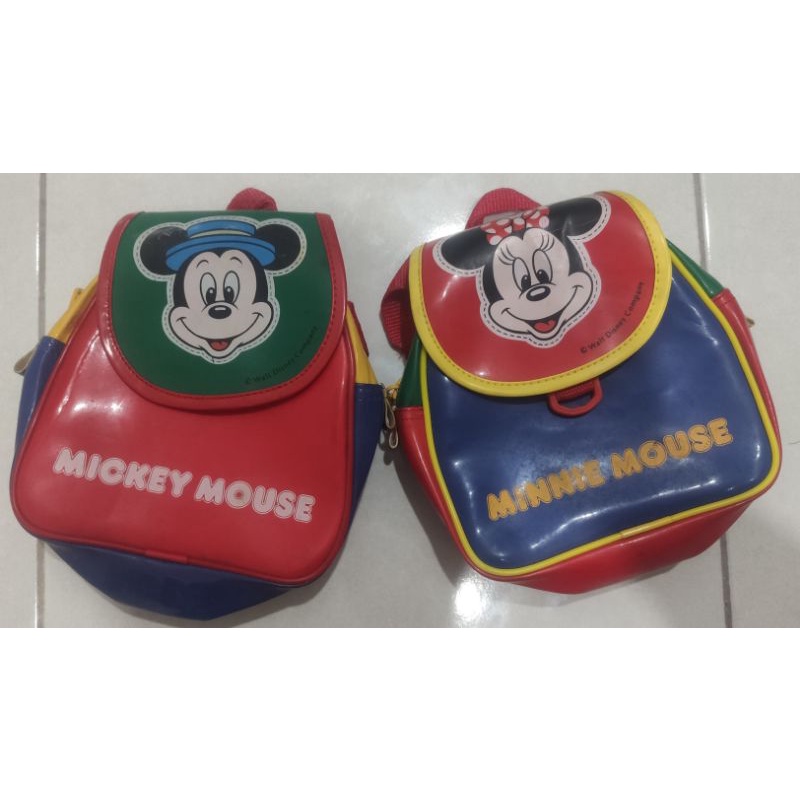 Mickey Mouse & Mini Mouse Collectible Collector Bag Walt Disney ...