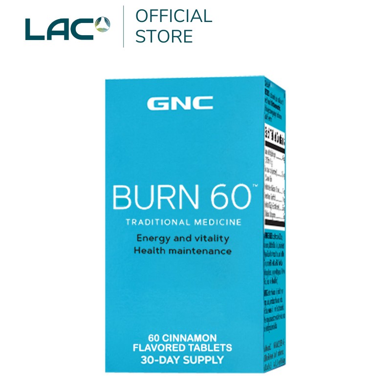 GNC Burn 60 (60 Tablets) [74300150] Shopee Malaysia