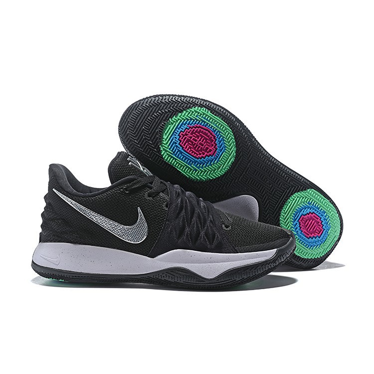 kyrie low 1 black metallic silver