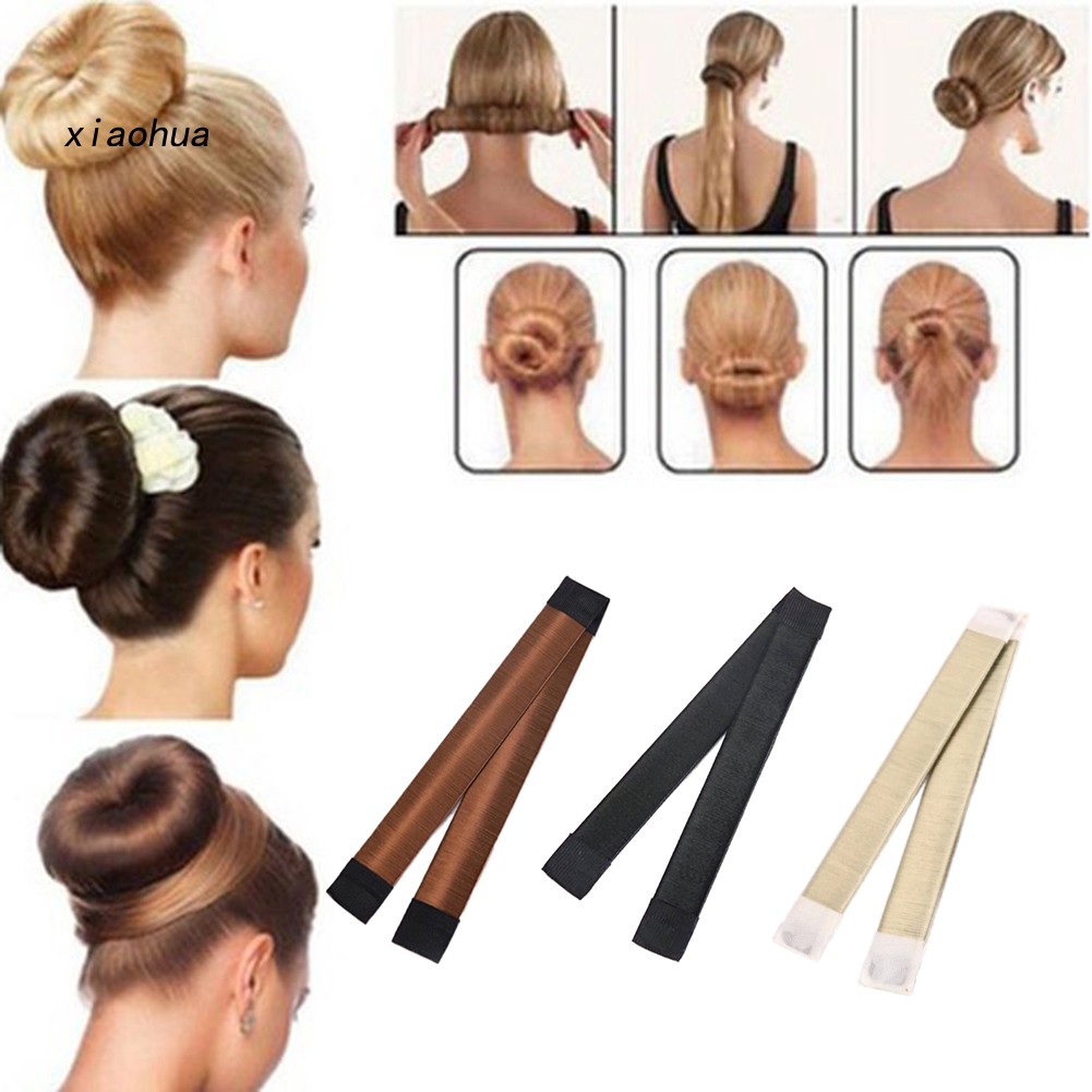 Timi Women Fashion Disk Hair Clip Donut Quick Messy Bun Updo
