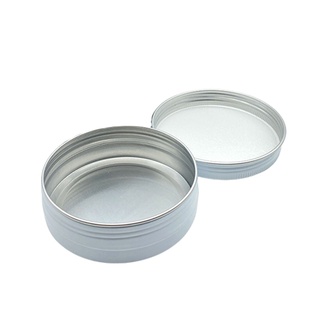 1Pcs 5g 10g 15g 20g 30g 50g 60g 100g Round White Aluminum Jar Tin Can ...