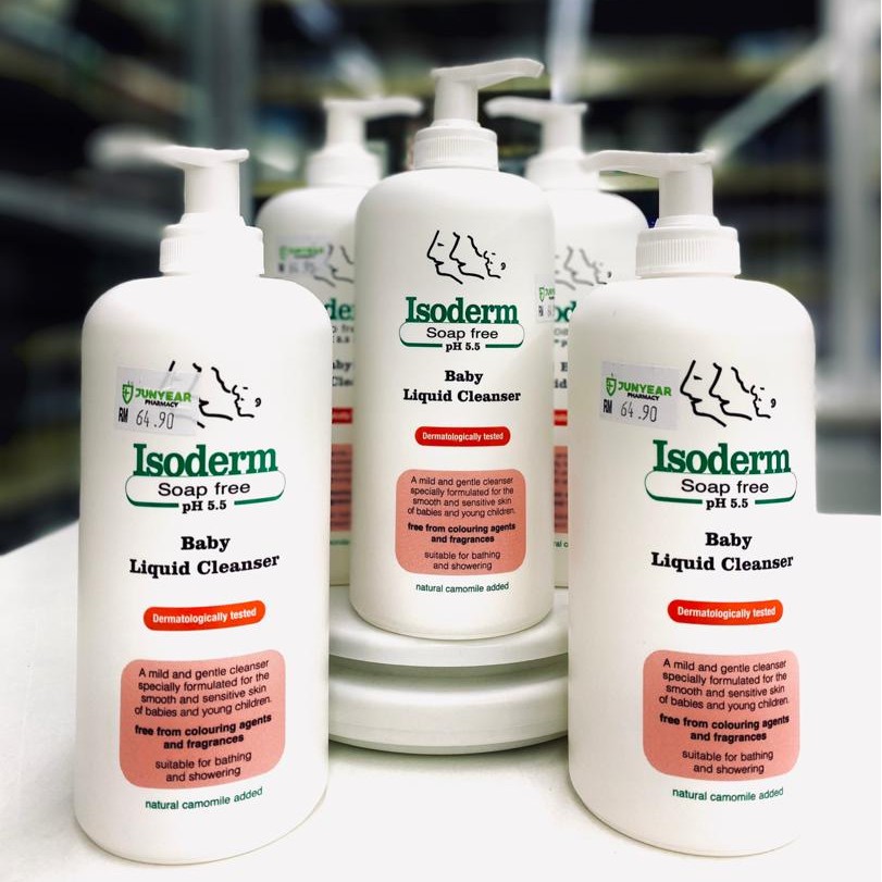 isoderm baby liquid cleanser