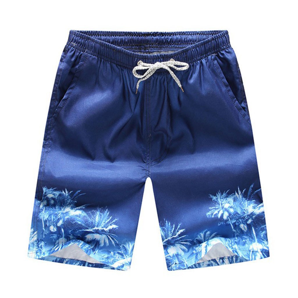 Lelaki Pantai Pakai Seluar pendek Summer Kasual Bercetak ...
