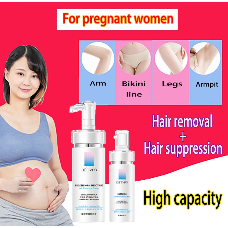 Hair removal cream hair removal spray private parts gentle and safe hair  removal pregnant women can use 100ml | Shopee Malaysia