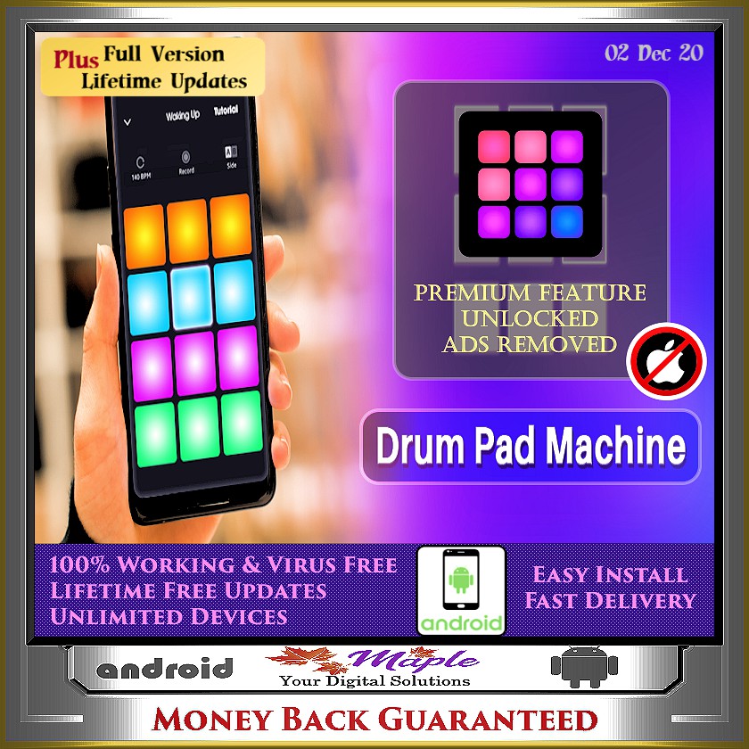 drum pad machine premium mod apk