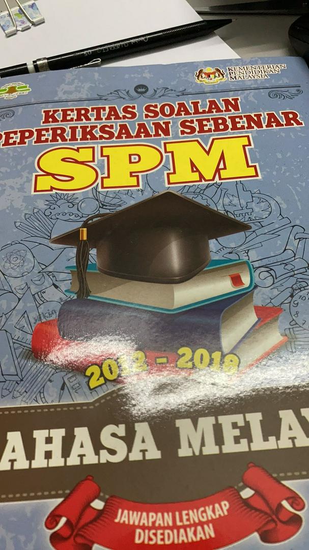 Tny Kertas Soalan Peperiksaan Sebenar Spm Bahasa Melayu 2012 2018 Past Year Shopee Malaysia
