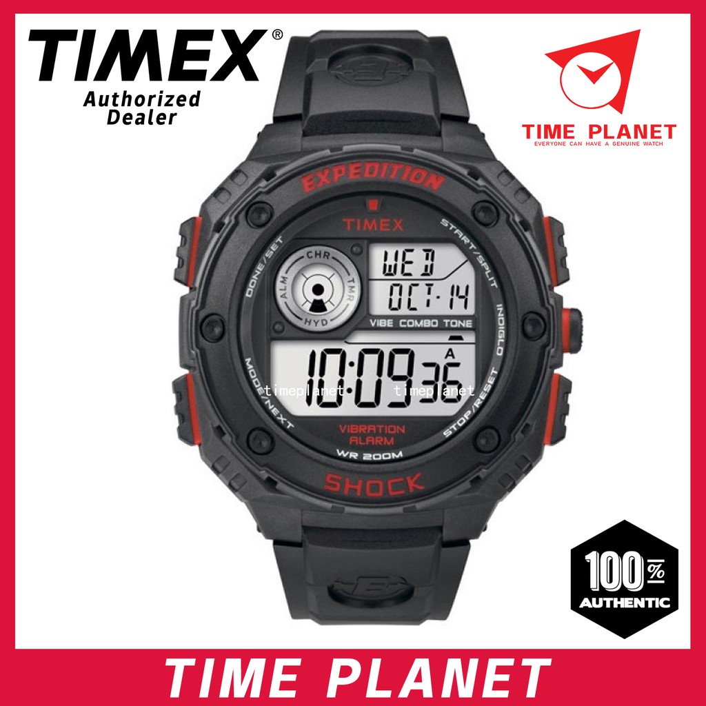 (OFFICIAL WARRANTY) TIMEX T49980 Expedition Digital Chronograph Men