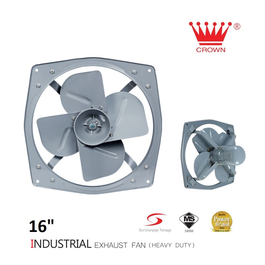 CROWN 16" Industrial Exhaust Fan (Heavy Duty) IEF40HD Shopee Malaysia
